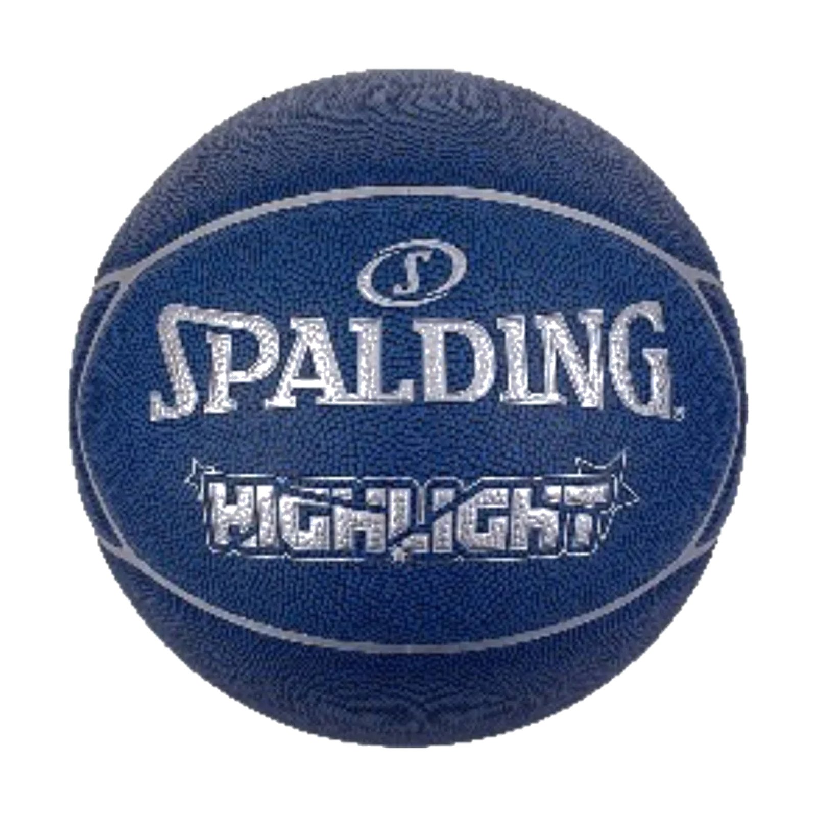 Spalding Highlight Blue Silver Composite SN76867Z/1 basketbol topu