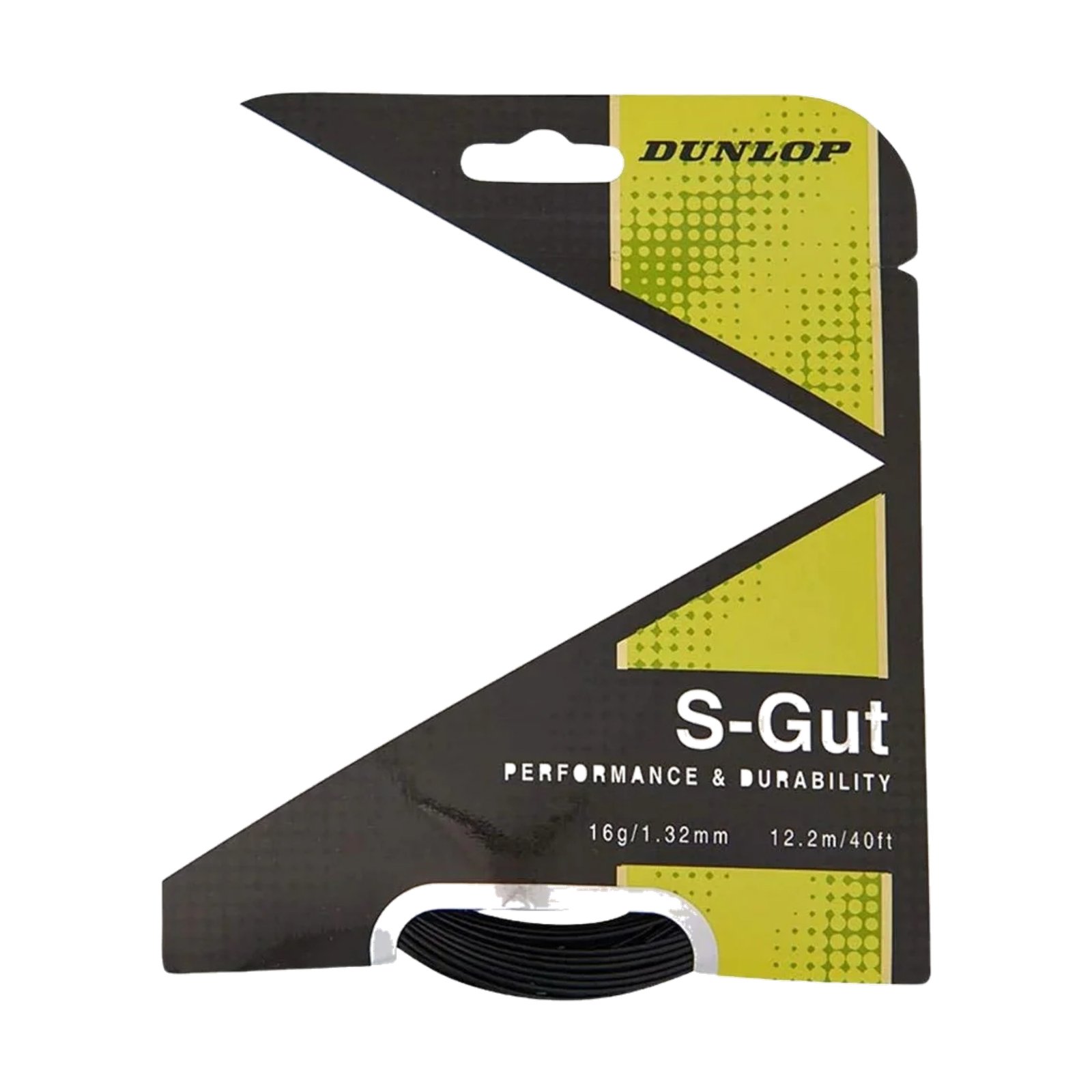 Dunlop Raketka simi S-GUT BLK 16G TENNIS STRING DL624665